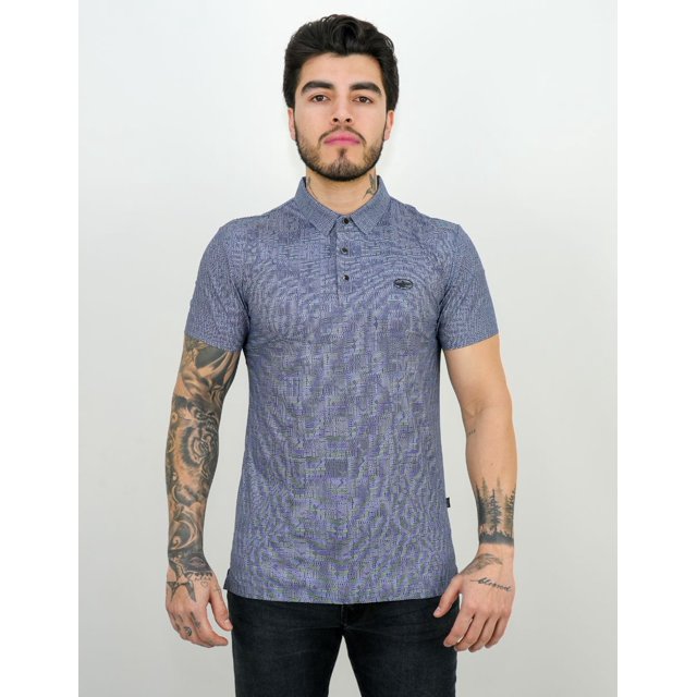 Playera Estampada Barabas Tipo Polo Corte Slim Fit