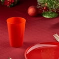 thumbnail image 5 of PLASTICPRO 10 Oz Disposable Cups Plastic Tumblers Party Cups Red, 50-Pack, 5 of 7