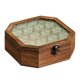 thumbnail image 3 of Estuche de joyería Caja de almacenamiento de madera Gran capacidad Resistente Portátil Multiusos con 17 x 17 x 58 cm, 3 of 9