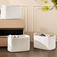 thumbnail image 5 of Storage Cube Bins -Storage Basket for Organizing, 12”x10”x9” Decorative Storage Cubes, Cotton Rope Organizer Shelfs, Woven Basket with Handles for Home, Laundry (4-Pack, White), 5 of 7