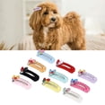 thumbnail image 4 of Central de Pelo de Mascotas, Estilo Francés Exquisito Barretas para el Cabello del Perro Multipósito 10 piezas para perros, 4 of 7