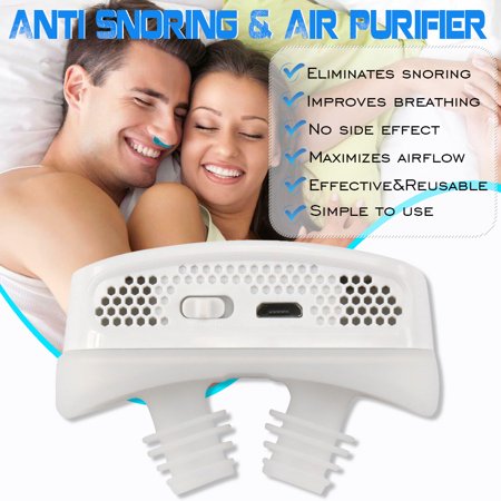 Anti Snore Devices Electric Snoring Nose Clip Stopper Air Purifier Sleep Aid Mini Nasal CPAP Nose Machine High-quality