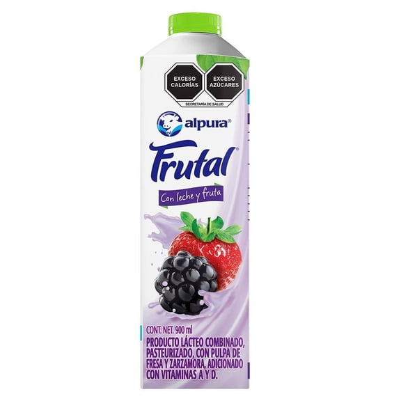 Producto lácteo Alpura Frutal frutos del bosque 900 ml
