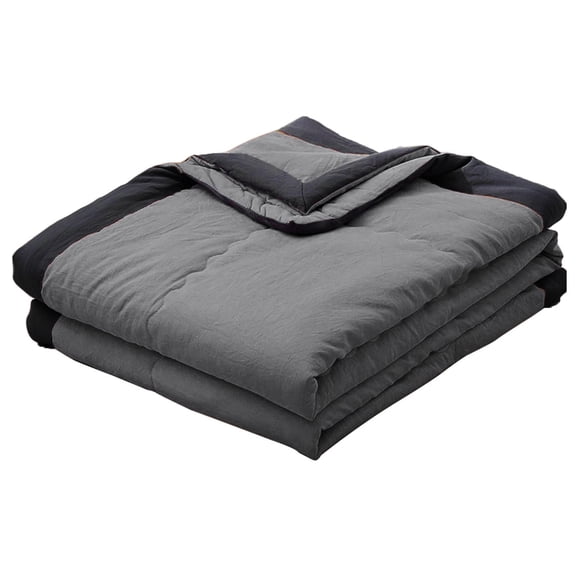 MOQIN Summer Blanket Bed Blanket Skin Friendly Plain Print Washed Cotton Bed Blanket Cool Comforter Hot Sleeping Summer Comforter Ventilated Comforter Double Flannel Blanket
