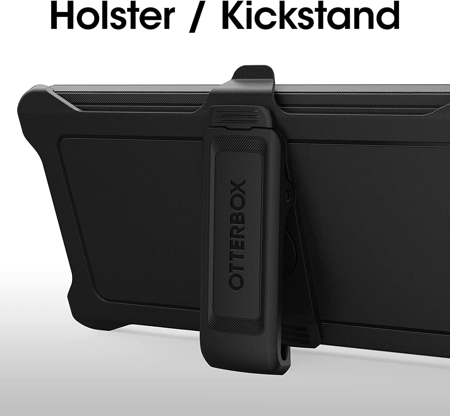 OtterBox Galaxy S23 Ultra (Only) - Defender Series Pro Case - Black - Rugged & Durable - with Port Protection - Holster Clip Kickstand - Non-Retail Packaging