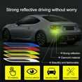 thumbnail image 2 of Mightlink 1 Pair Reflective Stickers Strong Reflective Wear-resistant High Brightness Powerful Stickiness Anti-scratch Warning Waterproof Car Door Reflective Sticker Warning Tapes for Vehicles, 2 of 7