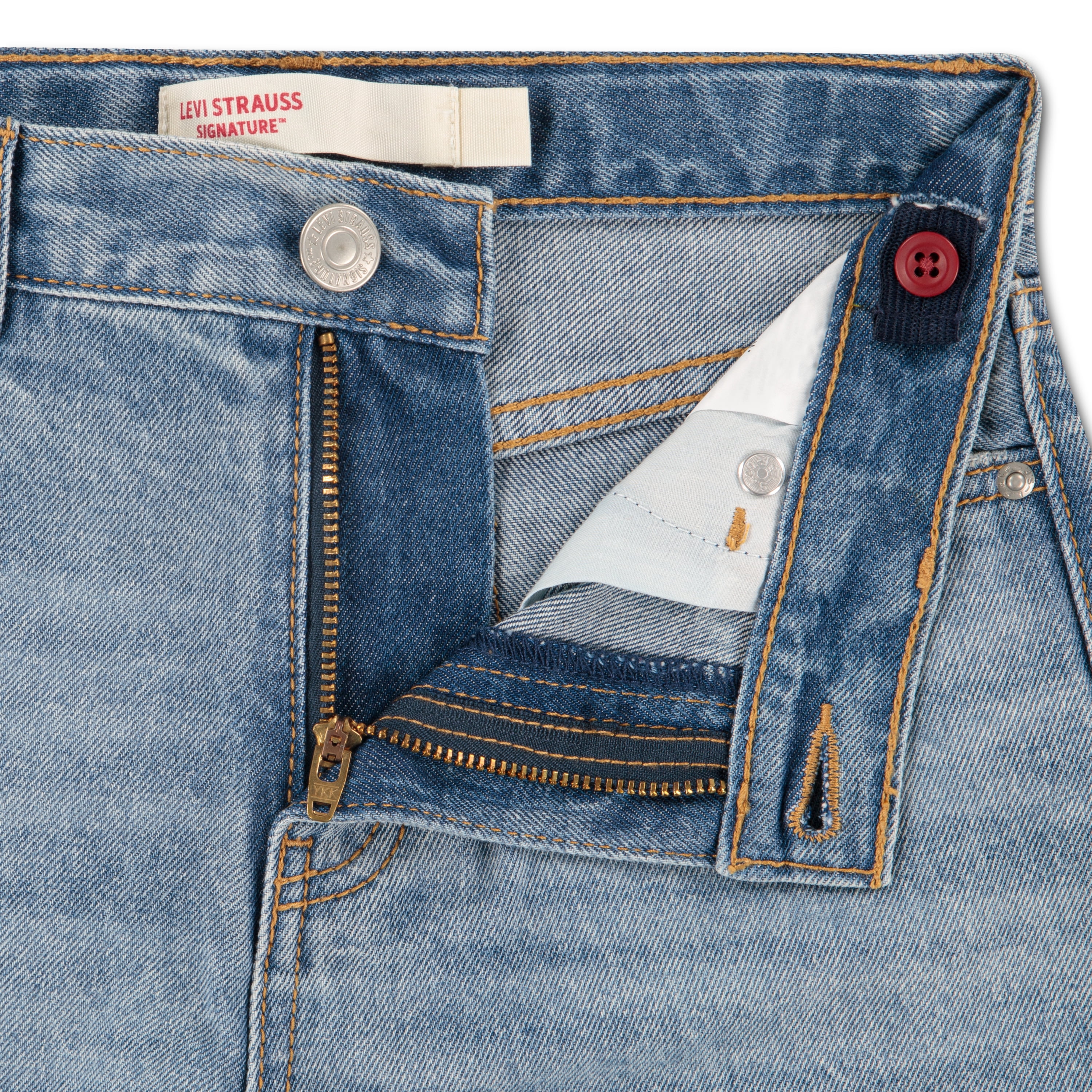 Levi Strauss Signature Girls Baggy Jeans, Sizes 5-18