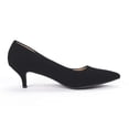 thumbnail image 3 of Zapatos de Tacón Bajo para Mujer DREAM PAIRS Punta Fina Negro Talla 10, 3 of 6