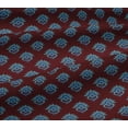 thumbnail image 5 of oneOone Viscose Jersey Fabric Floral Block Print Fabric BTY 60 Inch Wide, 5 of 5