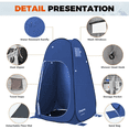 thumbnail image 5 of KingCamp Portable Shower Tents, Pop up Camping Privacy Tent, Outdoor Dressing Changing Room Easy Setup, Toilet Tent  for Beach, Camping, Hiking, Blue, 5 of 8