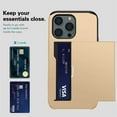thumbnail image 4 of 2 fundas para teléfono con ranura para tarjeta de crédito, deslizantes, ocultas, protectoras, para iPhone 11, 4 of 5