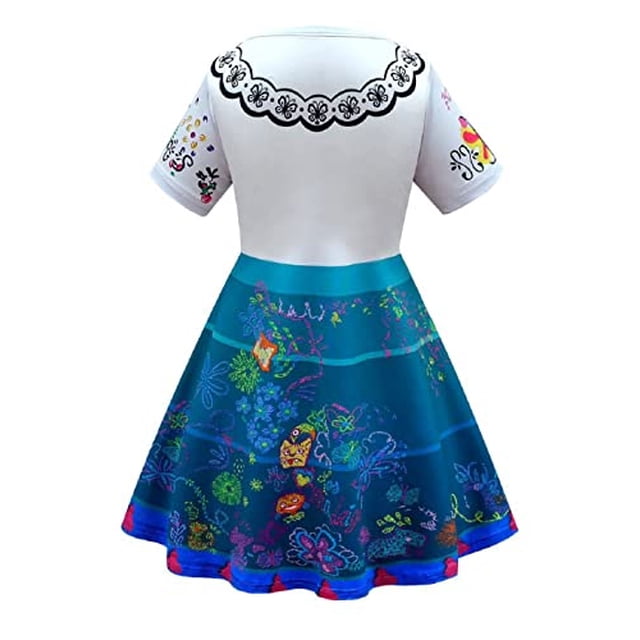 Disfraz de Mirabel Vowdicua para Niña Isabella Fantastic Vestido de Verano Azul 140 Vowdicua Vowdicua