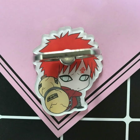 Figure Phone - Fancyleo Anime Naruto Uzumaki Naruto Figure Model 360 Degrees Metal Finger Ring Mobile Phone Smartphone Holder for iphone