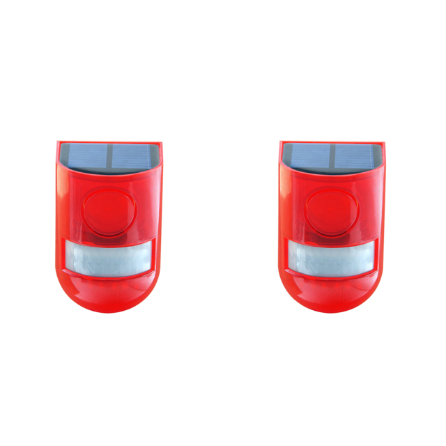 Lámpara Alarma Solar Control Remoto Seguridad Sirena Detector Sensor