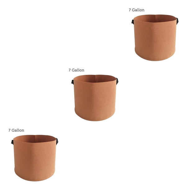 Cateissary Bolsas para cultivo de plantas de jardín de 1/2/3/5/7 galones, maceta para flores y verduras, maceta para jardín de patatas, bolsa para cultivo Type3 NO3 Cateissary CBP060951