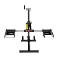 thumbnail image 1 of MoJack UPC Flat Folding 500lb Capacity Riding Lawn Tractor Mower Lift Jack, MJXT, 1 of 9