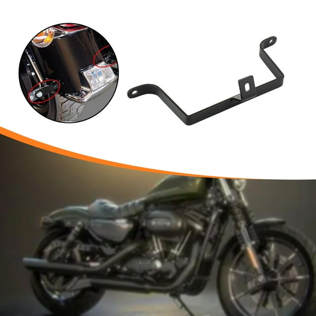 DYNWAVECA Rear Fender Saddlebag Bracket for Harley Touring Street Glide Efi Flhxi Black