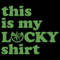 thumbnail image 2 of Men's Marvel Captain Marvel St. Patrick's Day This Is My lucky Shirt  Graphic Tee Black Medium, 2 of 5