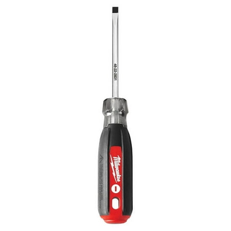 UPC: 0045242521692 | Milwaukee 3/16 in. x 3 in. L Slotted Cushion Grip Screwdriver 1 pc. – Case Of: 1; Each Pack Qty: 1