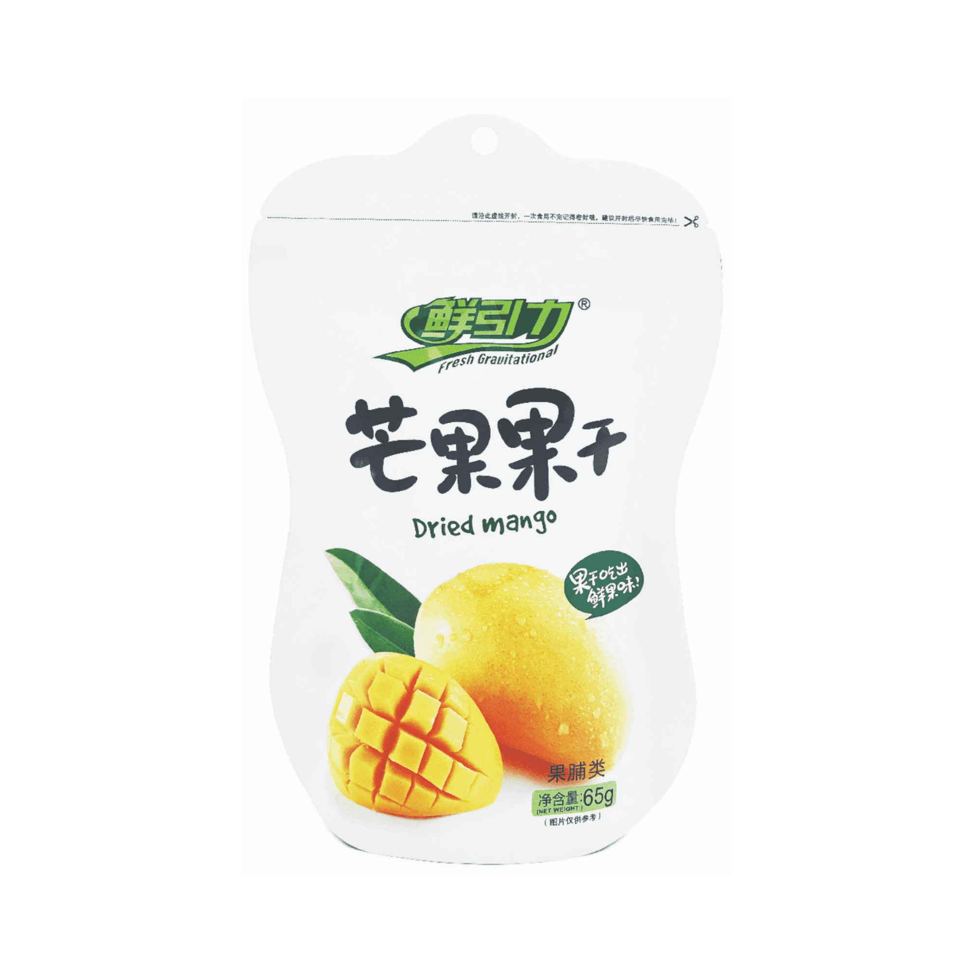 Fresh Gravity Dried Mango Slices | Ready-to-Eat, Naturally Sweet & Chewy | Perfect for Snacking (65g x 6)