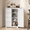 34"H-White, variant on Asofer Kitchen Pantry Storage Cabinet with 4 Drawers for Kitchen, Living Room,White