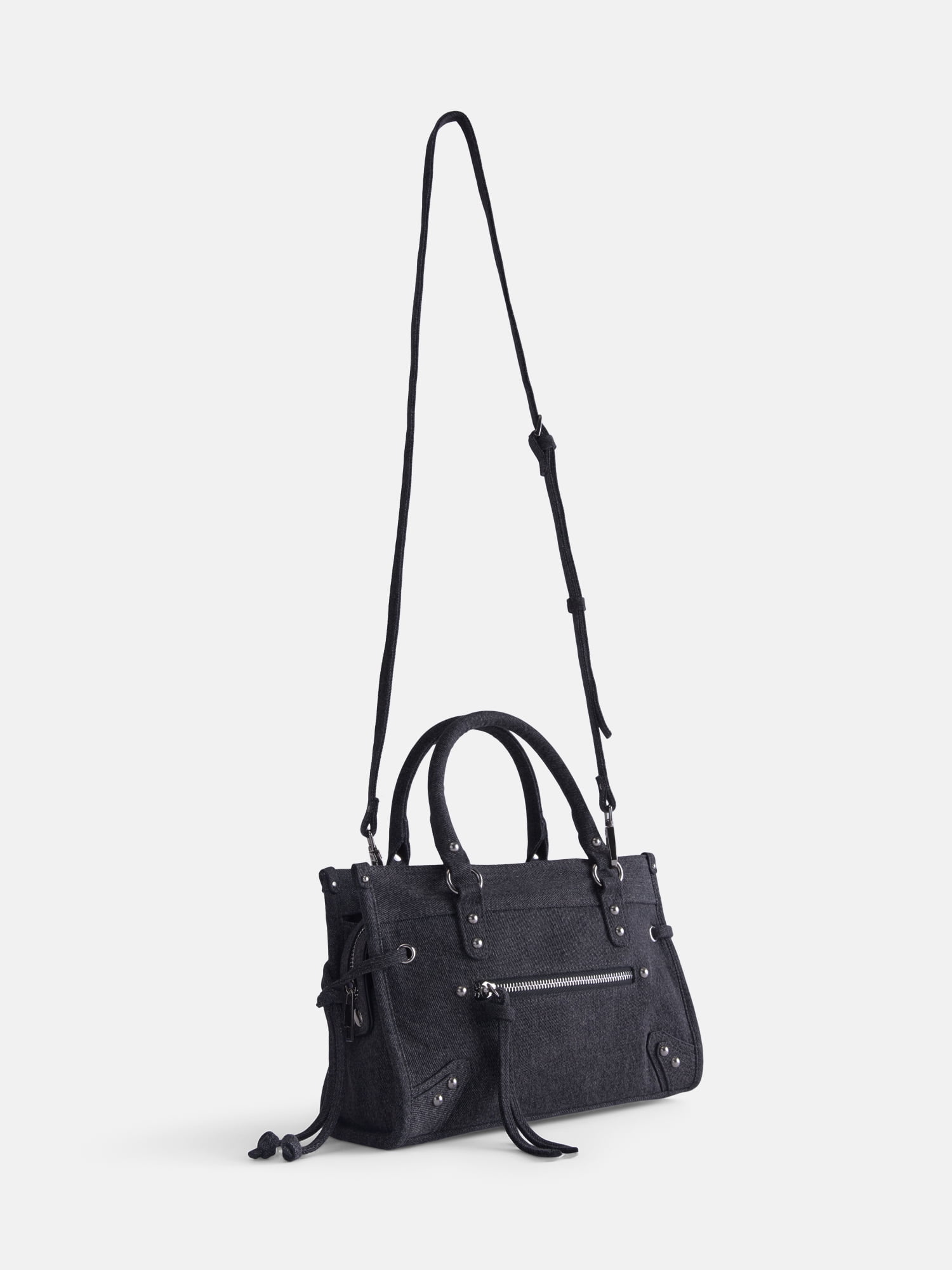 No Boundaries Women's Fashion Square Tote Bag, Black
