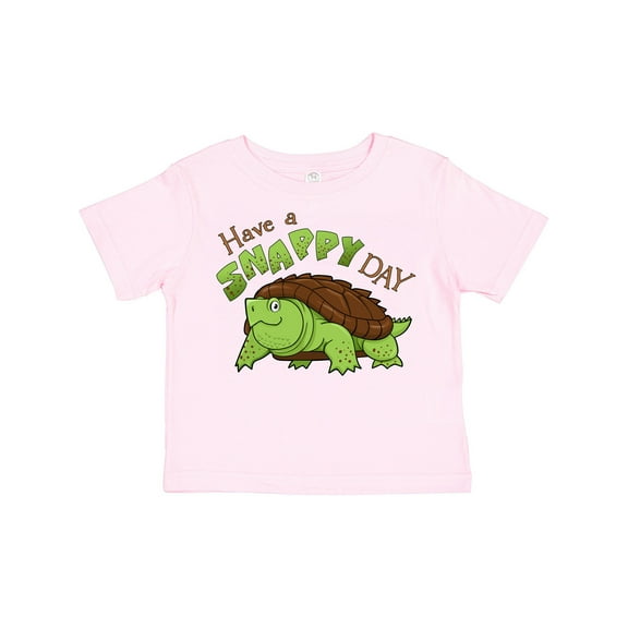 Inktastic Have a Snappy Day Cute Turtle Boys or Girls Toddler T-Shirt