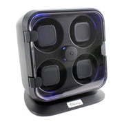 Versa Quad Watch Winder with Light in Black