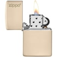 thumbnail image 4 of Zippo Lighter - Personalized Custom Message Engrave on Classic with Zippo Logo Windproof Lighter (Flat Sand #49453ZL), 4 of 7
