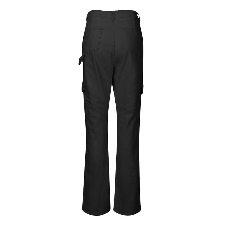 BILIKEYU Cargo Pants Women Cargo Jeans for Women Plus Size Mid
