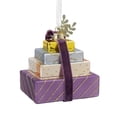 thumbnail image 4 of Hallmark Christmas Ornament (Signature Pretty Presents Glass and Fabric), 4 of 6