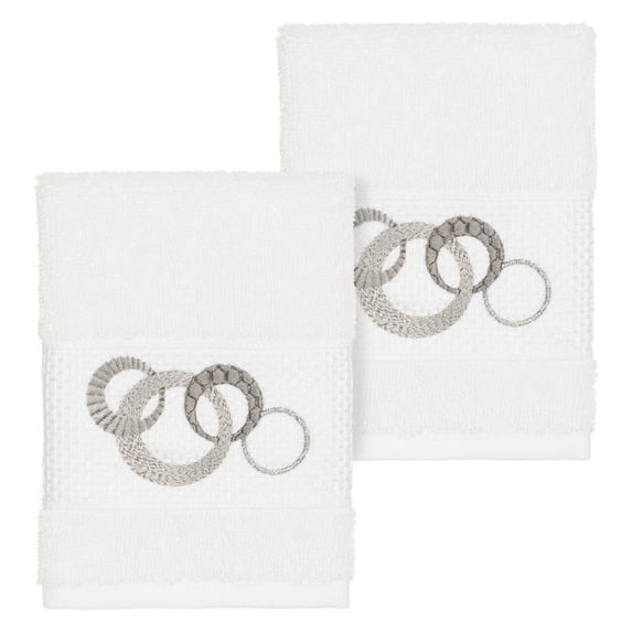 Linum Home Textiles Annabelle Turkish Cotton Embellished Washcloth