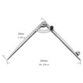 thumbnail image 2 of 8 Inch Compass 200mm Precision Wing Divider Scribe Tool with Pencil Holder for Geometry, Wood, Metal, 2 of 5