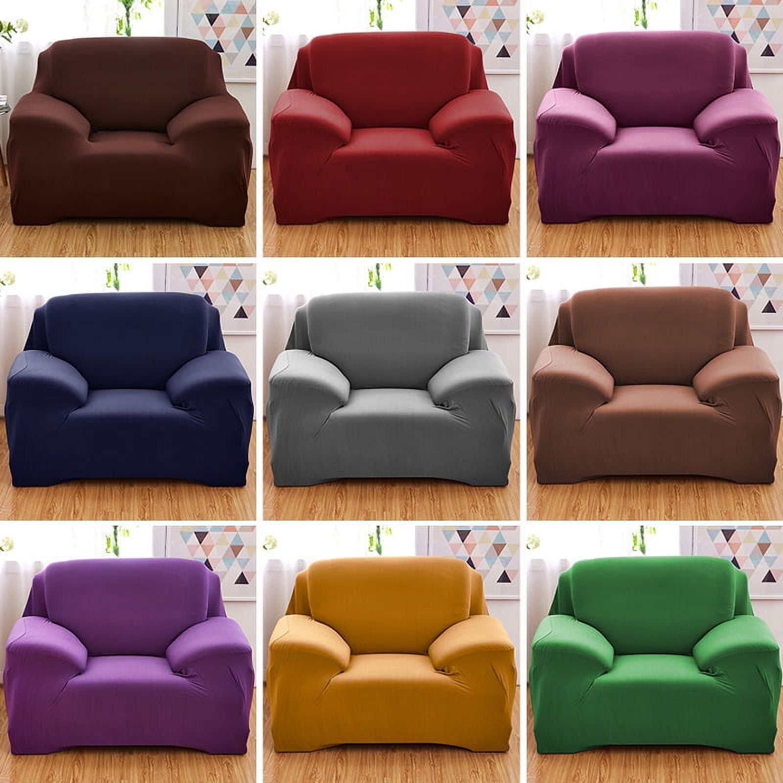 Four Seasons Universal Elastic All-inclusive Sofa Cover Fabric Non-slip Sofa Cover Towel Universal Combination Sofa Cushion Full Cover Solid Color
