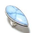 thumbnail image 2 of Natural Owyhee Opal Gemstone Handmade 925 Sterling Silver Ring Size 7, 2 of 2