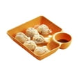 thumbnail image 4 of Assiette à Dumpling Multifonction, Plat à Sauce, Bol à Trempette, Plateau de Service, Bol à Collation, Plats Divisés pour Fêtes, 4 of 10