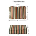 thumbnail image 3 of Greendale Home Fashions Outdoor 2-Piece Reversible Deep Seat Cushion Set, Sunset Stripe, 3 of 8