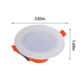 thumbnail image 3 of NARABB Vente Chaude Lumière Encastrée Intelligente 6 Pouces, Télécommande APP pour Cellulaire, Peut Tre Programmée, WiFi 2.4GHz Changement de Couleur Réglable, Downlight WiFi RGBW, LEDR6/RGBW/AG, 3 of 9