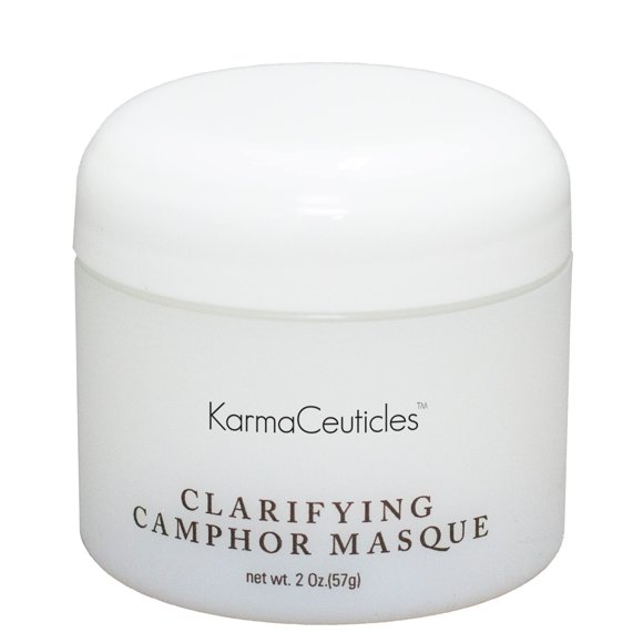 KarmaCeuticles Mascarilla facial clarificante de alcanfor, 2 oz