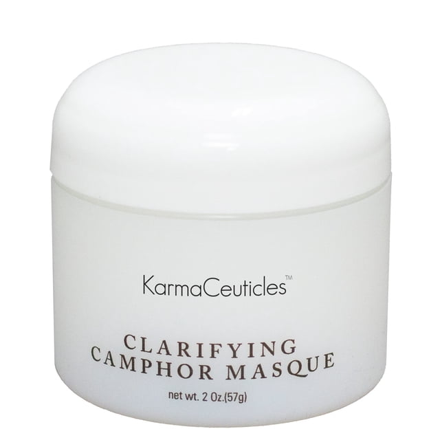 KarmaCeuticles Mascarilla facial clarificante de alcanfor, 2 oz