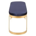 thumbnail image 7 of Lumisource Demi Bench With Gold Metal And Blue Velvet Finish BC-DEMI AU+BU, 7 of 7