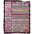 thumbnail image 1 of LHSHID Stepmom Gifts Blanket Flannel Soft and Comfortable Anti static Bed Sofa Blanket 60x80in, 1 of 6
