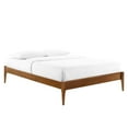thumbnail image 2 of Modway June Twin Wood Platform Bed Frame in Walnut, 2 of 7