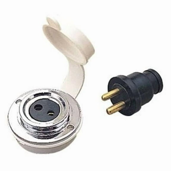 Sea Dog Polarized Electrical Outlet, 12V, Complete