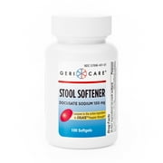 Gericare Docusate Sodium Softgels, 100 mg, 100 Count