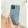 thumbnail image 5 of Compatible with iPhone 12 Pro Max Case for Girls Woman,Laser Glitter Heart Pattern Hard Back Case with Soft TPU Bumper Protective Bling Cover for iPhone 12 Pro Max 6.7'', 5 of 10