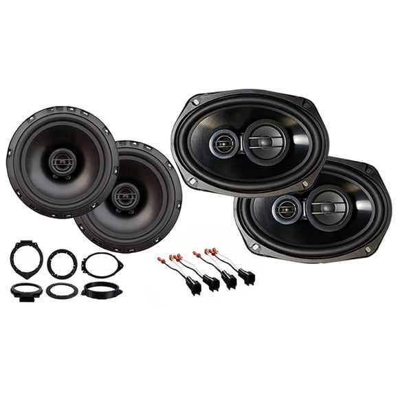Chevrolet Silverado 2500HD 3500HD Crew Cab 15-19 Harmony Factory Speaker Upgrade R69 R65