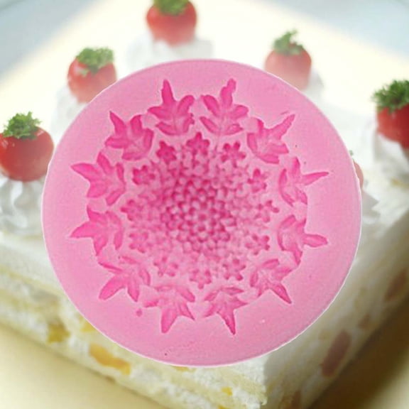 COSMOBETTY Silicone Flower Shape Cake Mold Non Stick for Baking Cookies Chocolates Fondant
