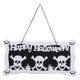 thumbnail image 1 of Halloween Sign Clear Printing Decorative Rectangular Happy Halloween Banner for Bedroom Coffee Bar Garden G 8029 Skull, 1 of 4