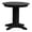 Black, variant on Keystone Amish Co. Poly Composite Round Dining Table, 33 in., Dark Grey
